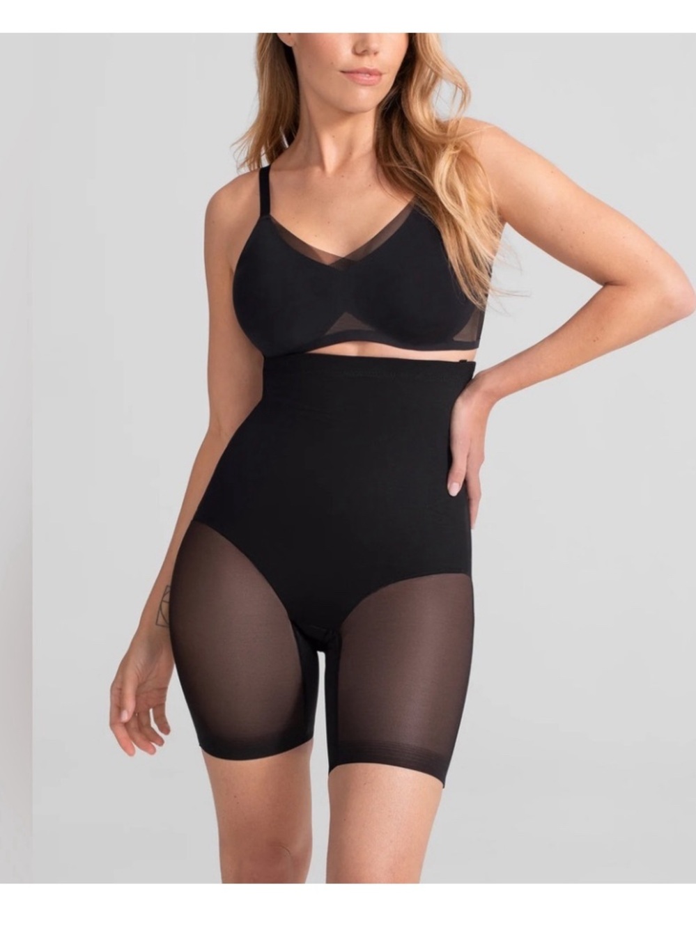 New HoneyLove SuperPower Short Shapewear VAMP BLACK Plus size 2X